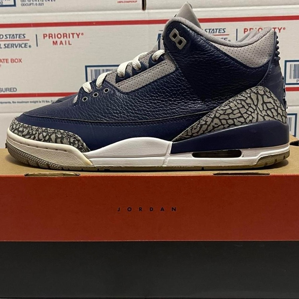 Nike Air Jordan 3 Retro “Georgetown” 2021 streetwear hype shoe sneakers - Picture 3 of 8